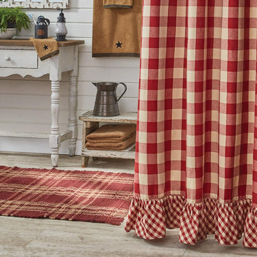 Wicklow Ruffled Shower Curtain 72